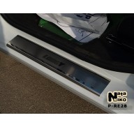 Накладки на пороги Renault Lodgy 12-(NataNiko Premium)