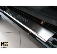 Накладки на пороги Renault Scenic 3 09-(NataNiko Premium)