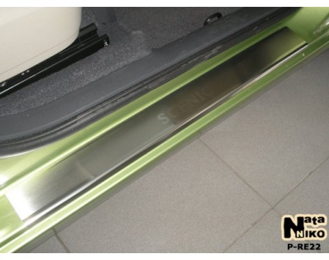 Накладки на пороги Renault Grand Scenic 2 03-09(NataNiko Premium)