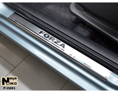 Накладки на пороги ЗАЗ Forza 11-(NataNiko Premium)