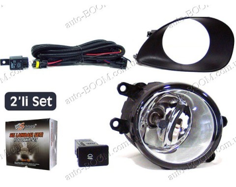 Противотуманные фары на Toyota Yaris 2 06-08