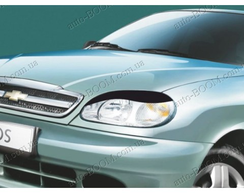 Реснички на фары Daewoo Lanos 96- (Spirit)
