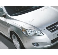 Реснички на фары Kia Ceed 06-12 (Spirit)