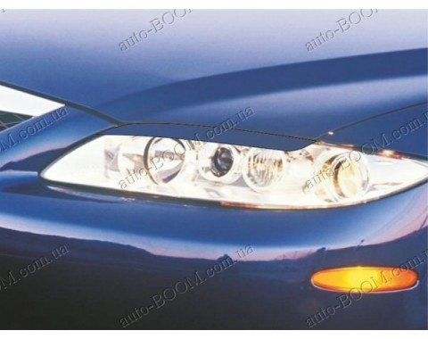 Реснички на фары Mazda 6 02-08 (Spirit)