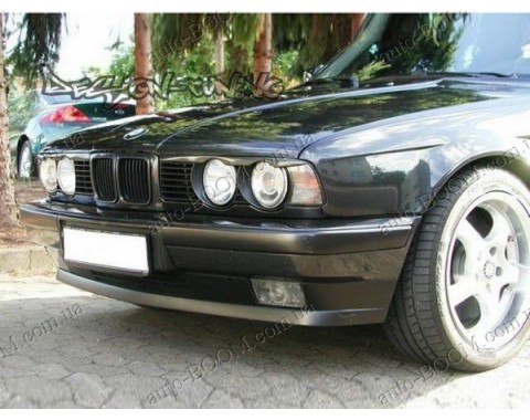 Реснички на фары BMW 5 E34 88-96 с вырезами (Orticar)