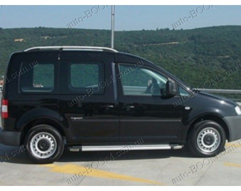 Рейлинги на крышу VW Caddy MAXI 3 04- серые, abs