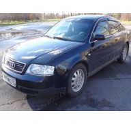 Дефлекторы окон на Audi A6 97-04 седан (Cobra Tuning)