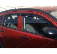 Дефлекторы окон на Dodge Caliber 06-12 (Cobra Tuning)