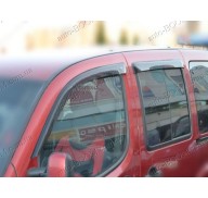 Дефлекторы окон на Fiat Doblo Cargo 00- 5дверей (Cobra Tuning)
