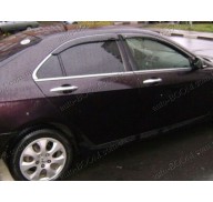 Дефлекторы окон на Honda Accord 7 02-07 (Cobra Tuning)
