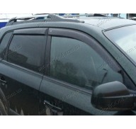 Дефлекторы окон на Hyundai Tucson 04- (Cobra Tuning)