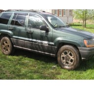 Дефлекторы окон на Jeep Grand Cherokee 99-04 (Cobra Tuning)