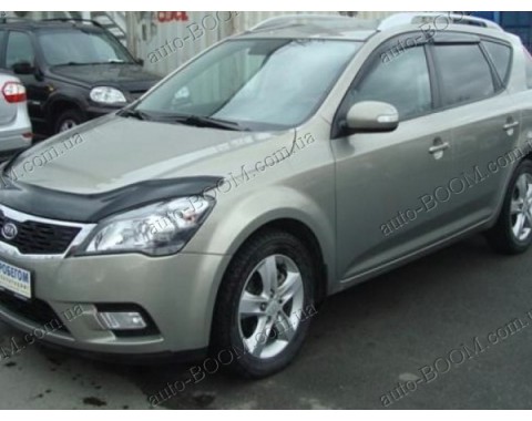 Дефлекторы окон на Kia Ceed 12- универсал (Cobra Tuning)