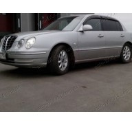 Дефлекторы окон на Kia Opirus 03-11 (Cobra Tuning)
