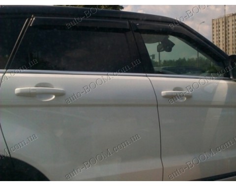 Дефлекторы окон на Range Rover Evoque 11- (Cobra Tuning)