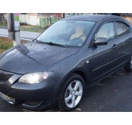 Дефлекторы окон на Mazda 3 03-09 (Cobra Tuning)