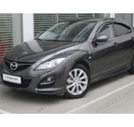 Дефлекторы окон на Mazda 6 07-12 (Cobra Tuning)