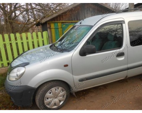 Дефлекторы окон на Renault Kangoo 98-07 3двери (Cobra Tuning)