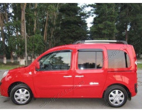 Дефлекторы окон на Renault Kangoo 08- 5дверей (Cobra Tuning)