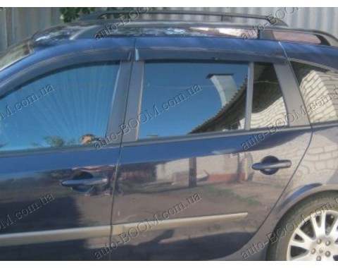 Дефлекторы окон на Renault Laguna 2 Grandtour 01-07 (Cobra Tuning)