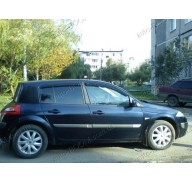 Дефлекторы окон на Renault Megane 2 02-08 хэтчбек 5дверей (Cobra Tuning)
