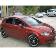 Дефлекторы окон на Seat Leon 2 05-12 (Cobra Tuning)