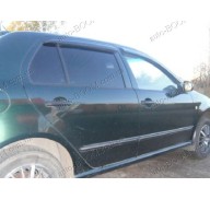 Дефлекторы окон на Skoda Fabia 99-07 хэтчбек (Cobra Tuning)
