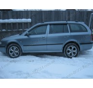 Дефлекторы окон на Skoda Octavia A4 96-10 универсал (Cobra Tuning)