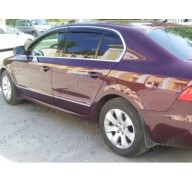 Дефлекторы окон на Skoda Superb 08- (Cobra Tuning)