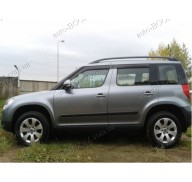 Дефлекторы окон на Skoda Yeti 09- (Cobra Tuning)