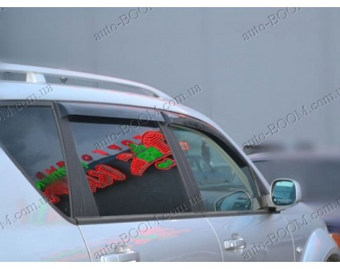 Дефлекторы окон на SsangYong Rexton 02-07 (Cobra Tuning)