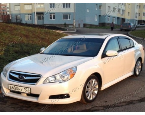 Дефлекторы окон на Subaru Legacy 5 09- (Cobra Tuning)