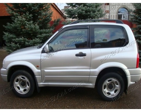 Дефлекторы окон на Suzuki Grand Vitara 97-05 3двери (Cobra Tuning)