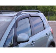 Дефлекторы окон на Suzuki SX4 06-13 хэтчбек (Cobra Tuning)