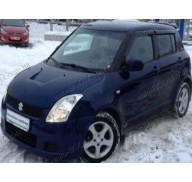 Дефлекторы окон на Suzuki Swift 4 04-10 (Cobra Tuning)