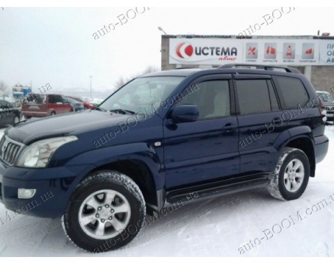 Дефлекторы окон на Toyota Prado 120 02-09 (Cobra Tuning)