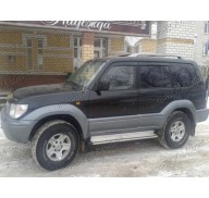 Дефлекторы окон на Toyota Prado 90 96-02 (Cobra Tuning)