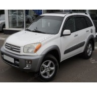 Дефлекторы окон на Toyota RAV4 2 00-05 5дверей (Cobra Tuning)