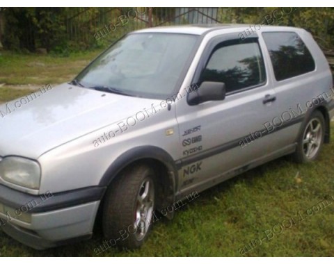 Дефлекторы окон на VW Golf 3 91-98 3двери (Cobra Tuning)