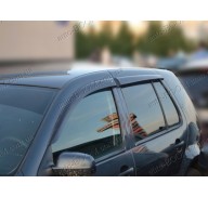 Дефлекторы окон на VW Golf 4 97-03 5дверей (Cobra Tuning)