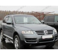 Дефлекторы окон на VW Touareg 02-10 (Cobra Tuning)