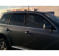 Дефлекторы окон на VW Touareg 2 10- (Cobra Tuning)