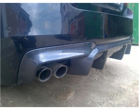 Диффузор заднего бампера BMW 5 F10/F11 09- (Lerrium)