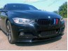 Накладка на передний  М-бампер BMW 3 F30 12- (Lerrium)