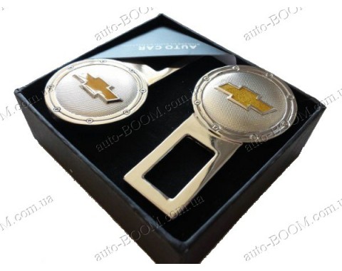 Заглушка ремня безопасности с логотипом Chevrolet Lacetti 04- (Libao)