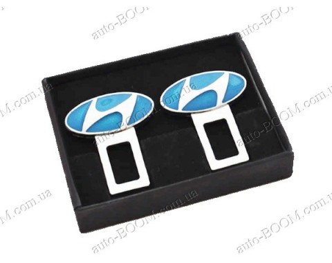 Заглушка ремня безопасности с логотипом Hyundai Grandeur 05-11 (Libao)