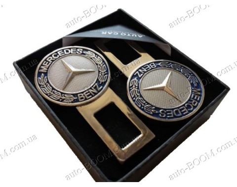 Заглушка ремня безопасности с логотипом Mercedes C W203 00-07 (Libao)