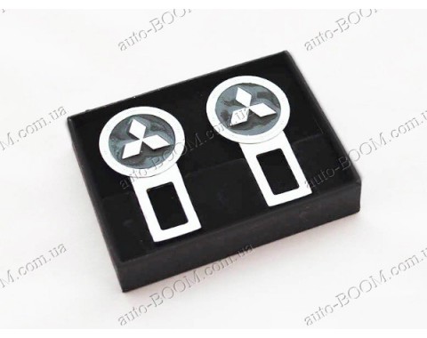 Заглушка ремня безопасности с логотипом Mitsubishi Space Star 98-04 (Libao)