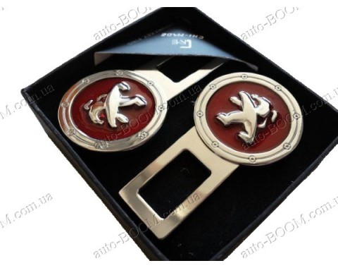 Заглушка ремня безопасности с логотипом Peugeot 408 10- (Libao)