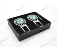 Заглушка ремня безопасности с логотипом Skoda Pick-up 91-95 (Libao)